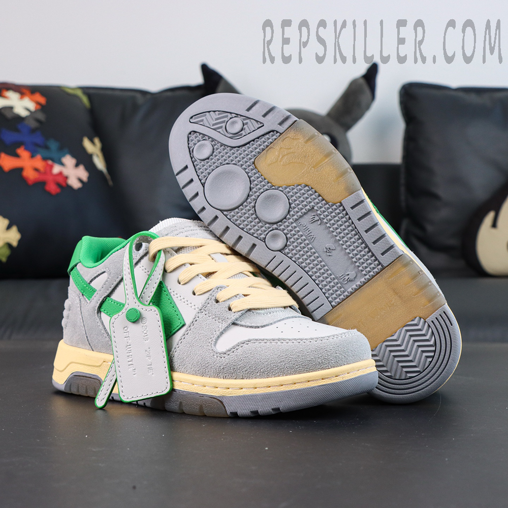 Off White Out Of Office Low Light Grey Green 2