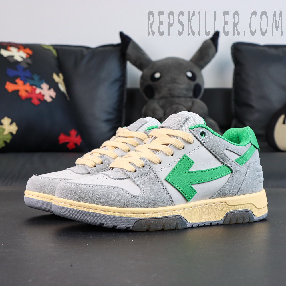 Off White Out Of Office Low Light Grey Green 2