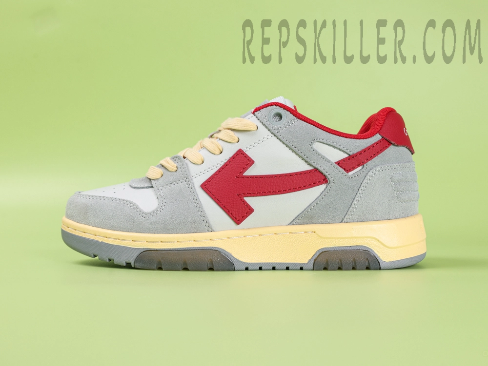 Off White Out Of Office Low Light Grey Red