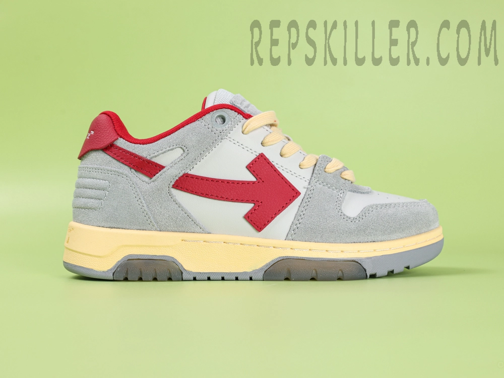 Off White Out Of Office Low Light Grey Red