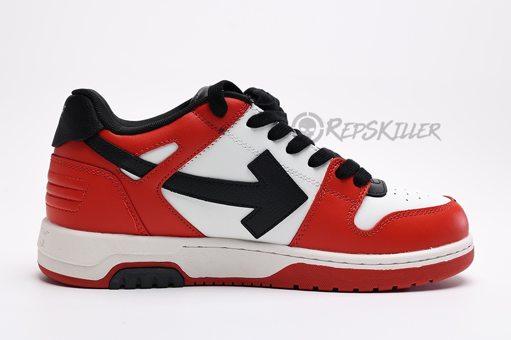 Off White Out Of Office Low Red White Black Replica