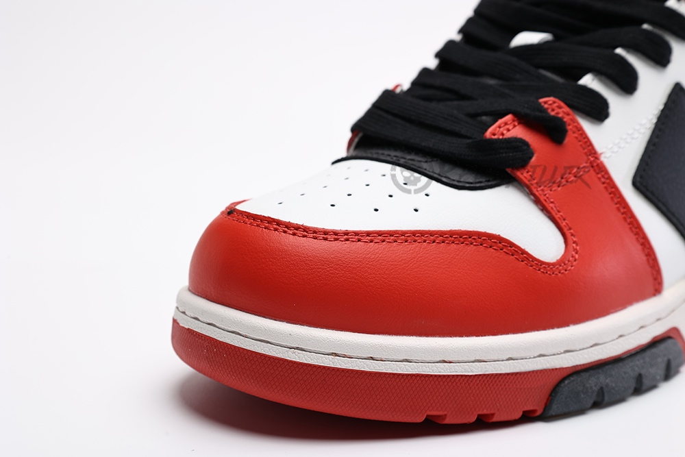 Off White Out Of Office Low Red White Black Replica