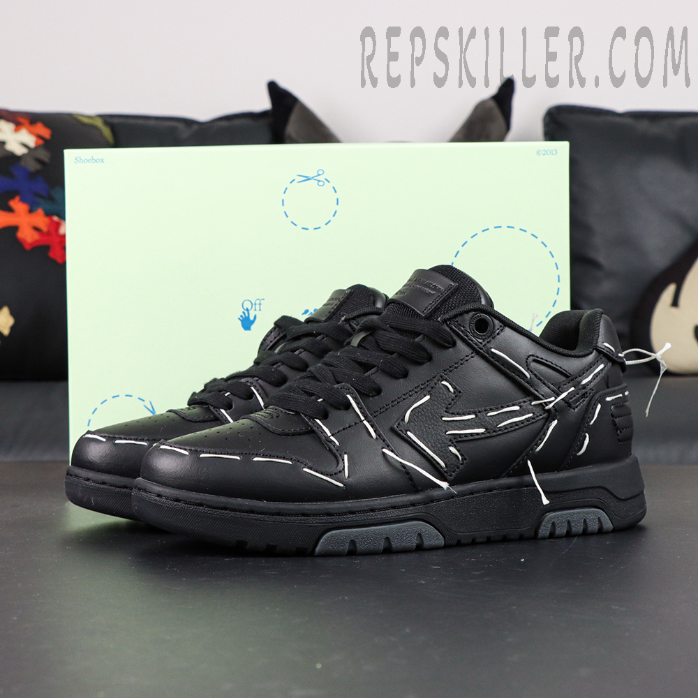 Off White Out Of Office Sartorial Stitch Black