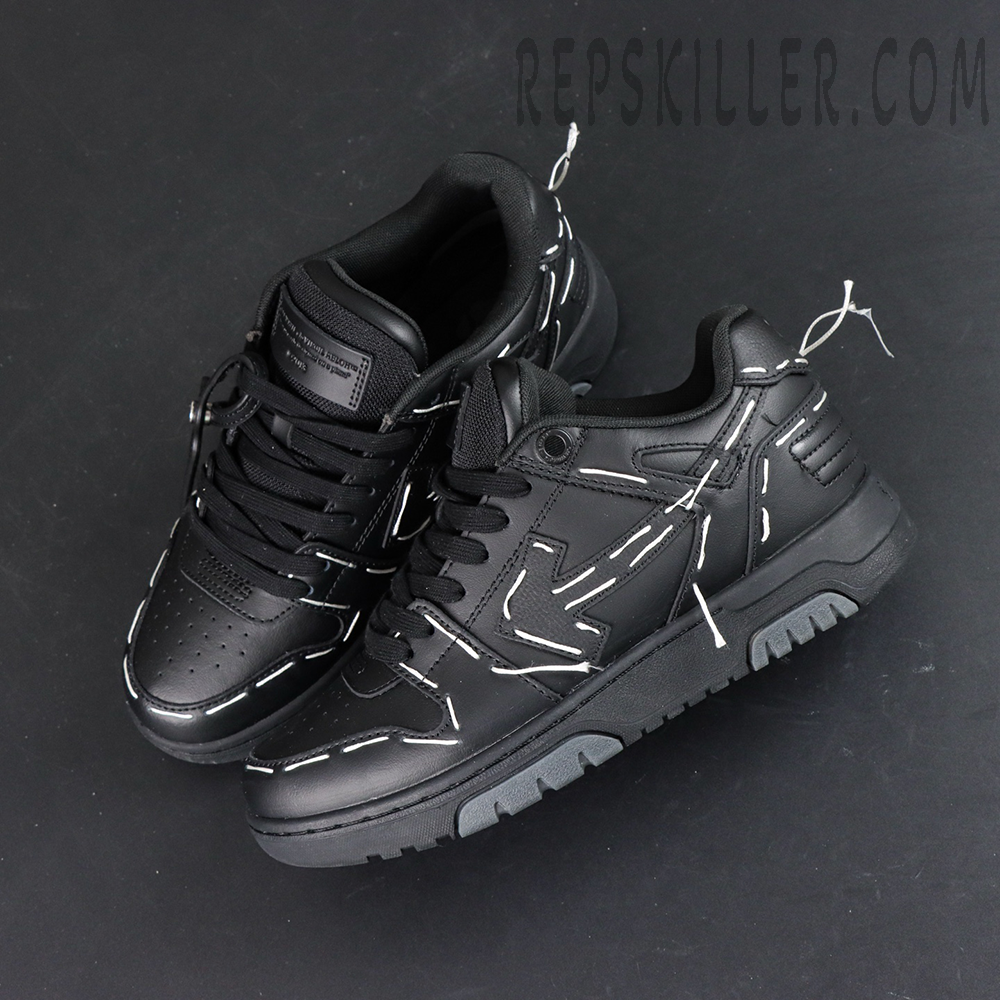 Off White Out Of Office Sartorial Stitch Black