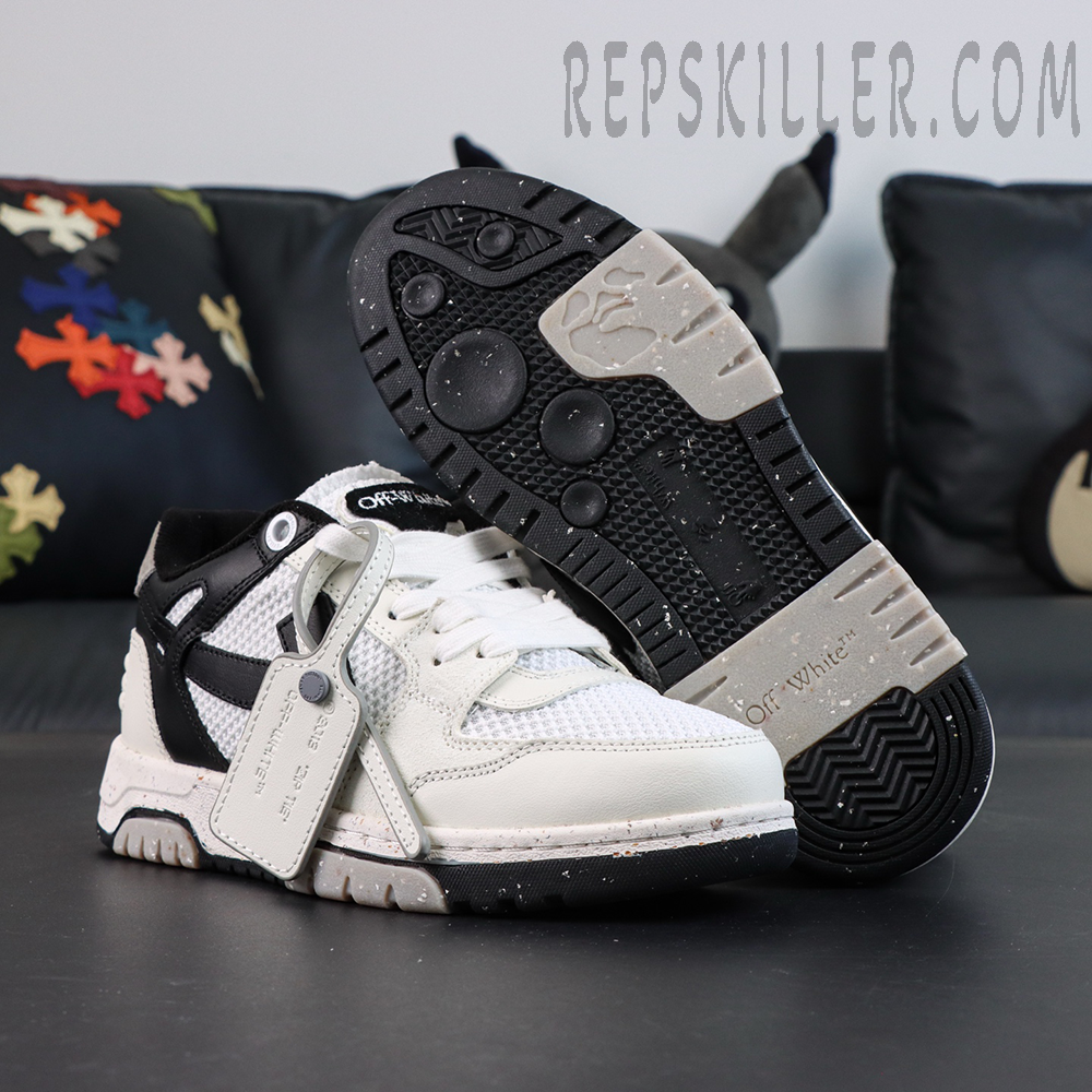 Off White Out Of Office Slim White Black Speckled