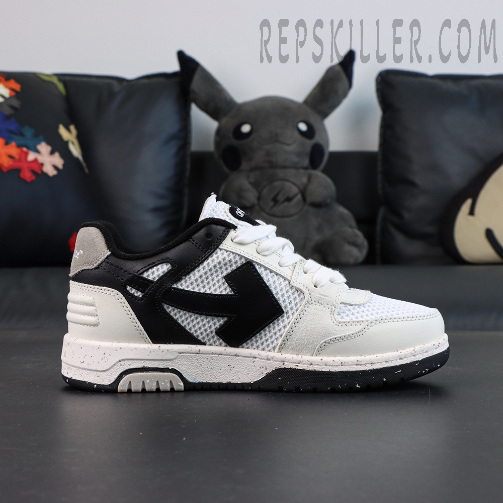 Off White Out Of Office Slim White Black Speckled