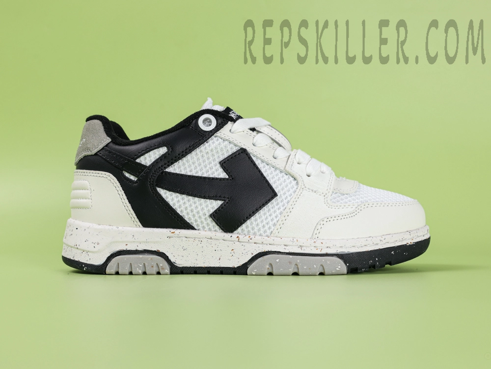 Off White Out Of Office Slim White Black Speckled 1