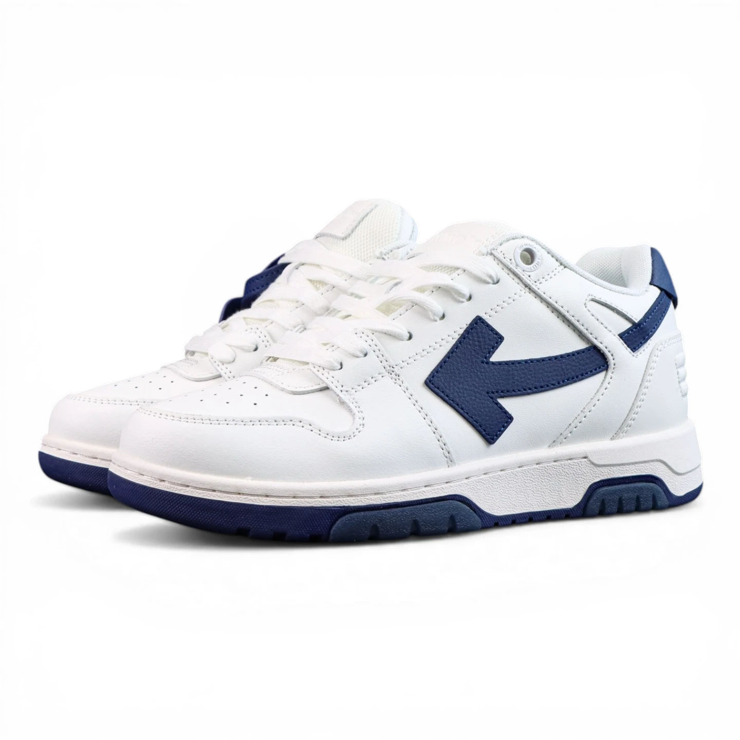 Off White Out Of Office White Navy Blue
