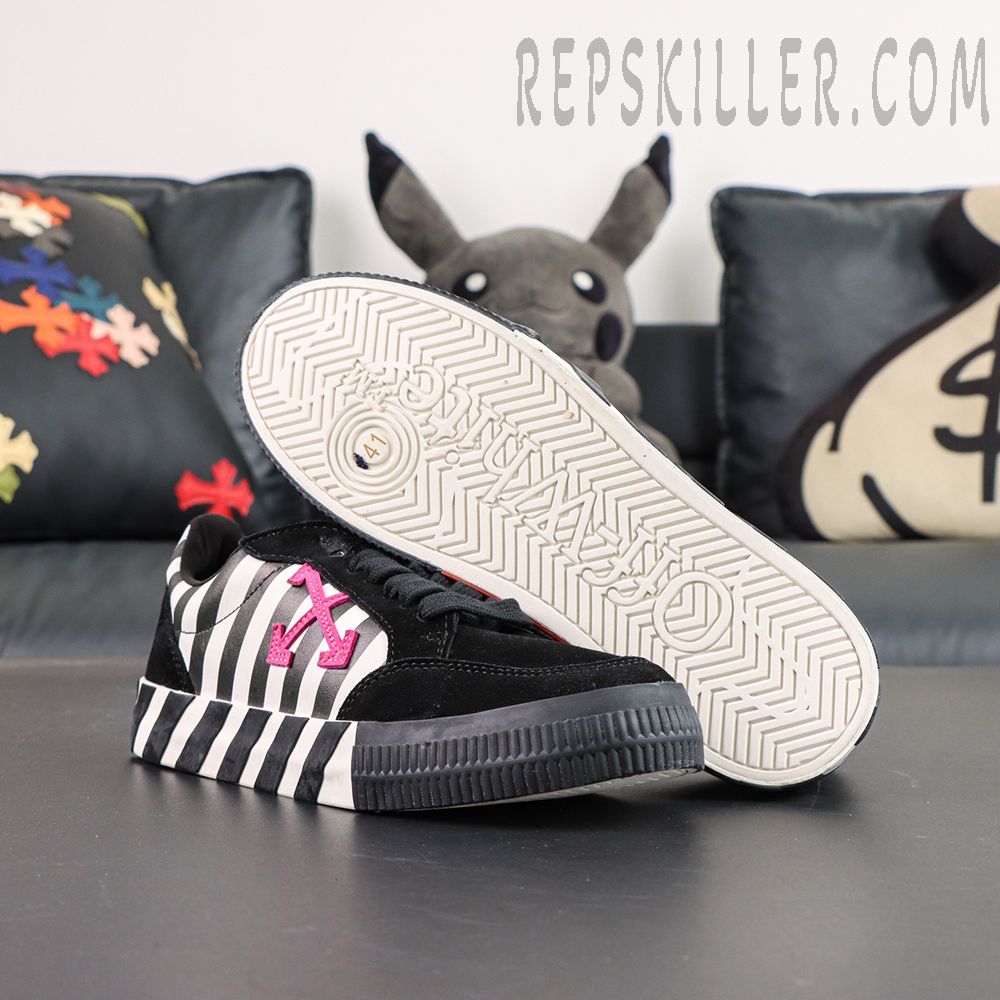 Off White Vulc Black White Fuchsia
