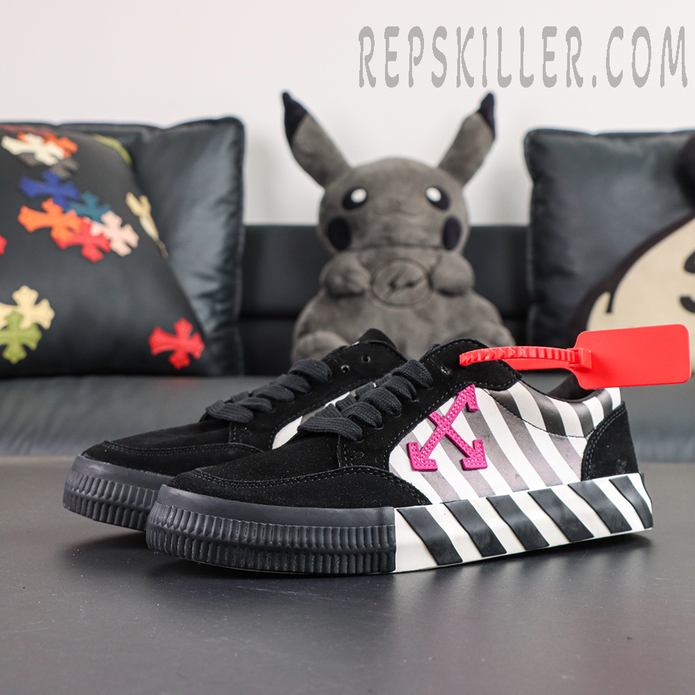 Off White Vulc Black White Fuchsia