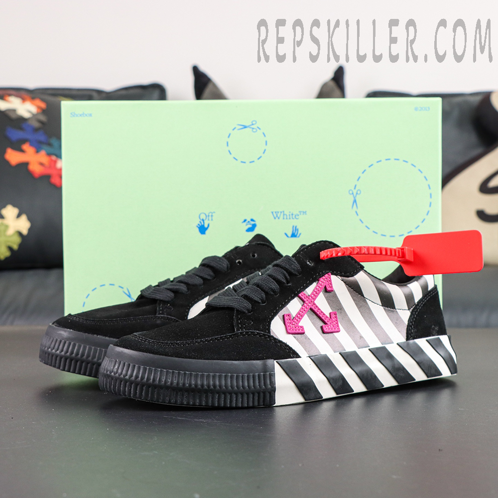 Off White Vulc Black White Fuchsia