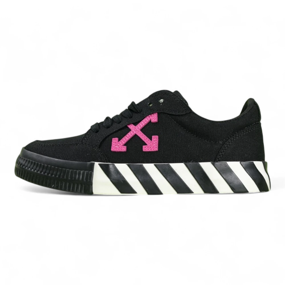 Off White Vulc Sneaker Black Fuchsia