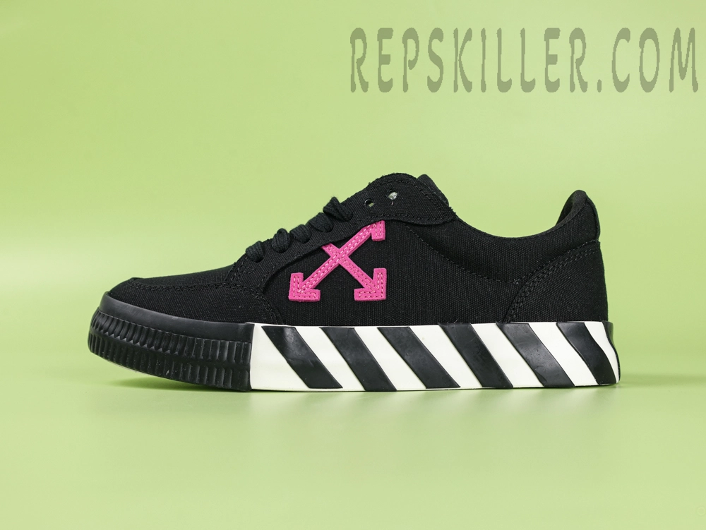 Off White Vulc Sneaker Black Fuchsia