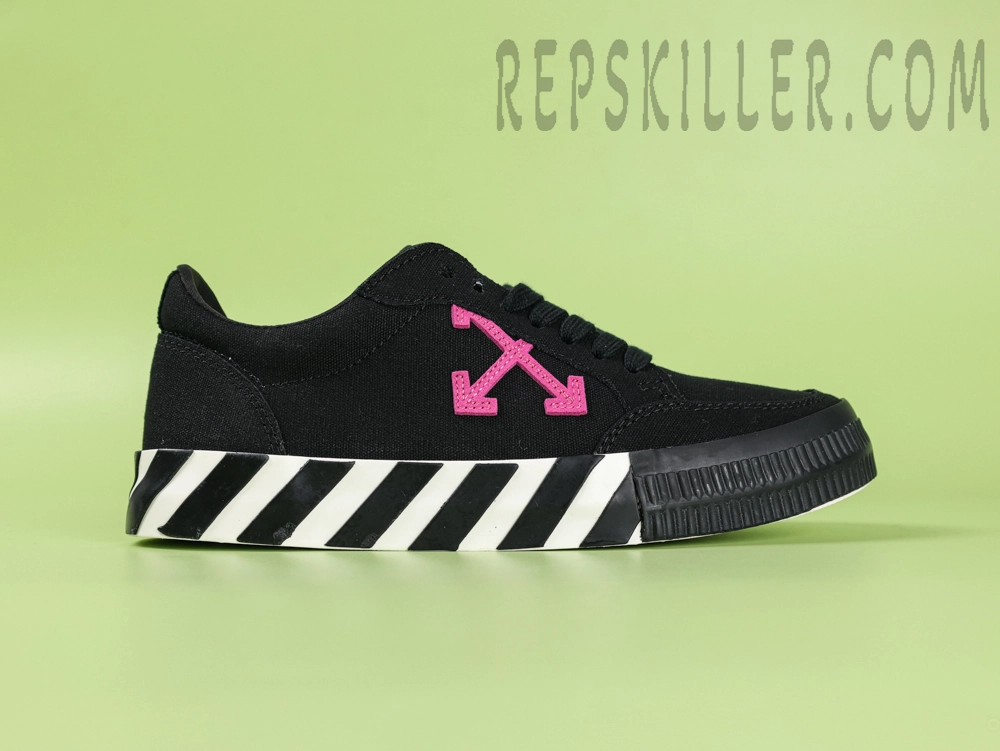 Off White Vulc Sneaker Black Fuchsia