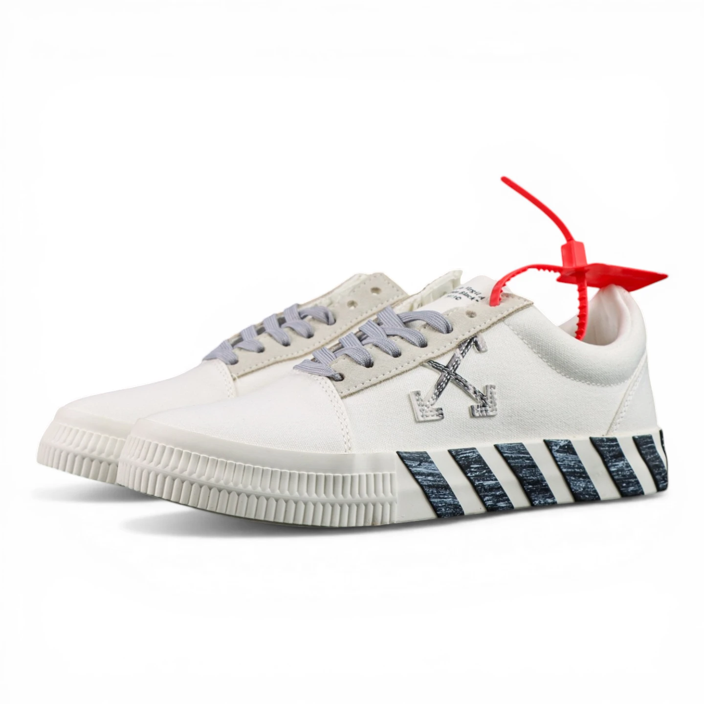 Off White Vulc Sneaker White Black
