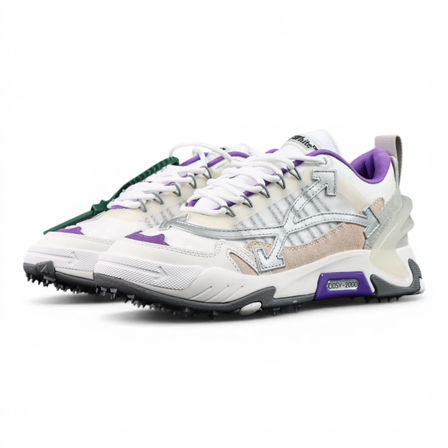 Off White Odsy 2000 White Light Grey Purple