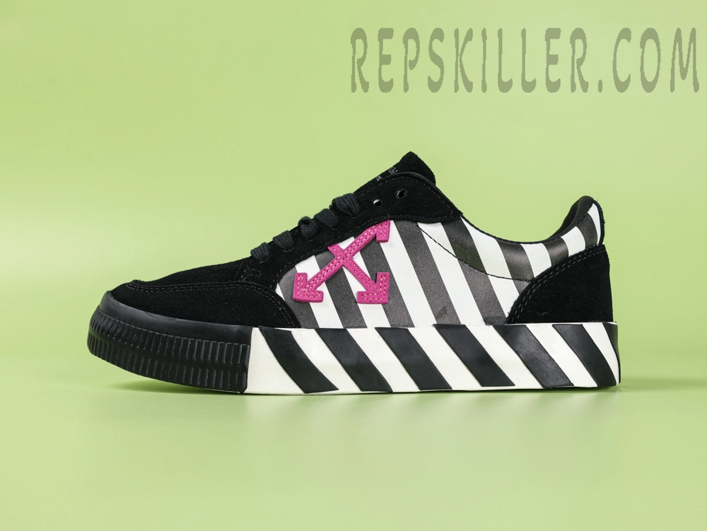 Off White Wmns Vulc Sneaker Black Violet