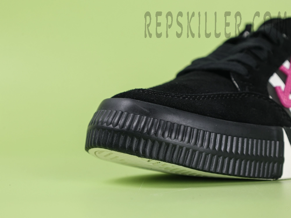 Off White Wmns Vulc Sneaker Black Violet