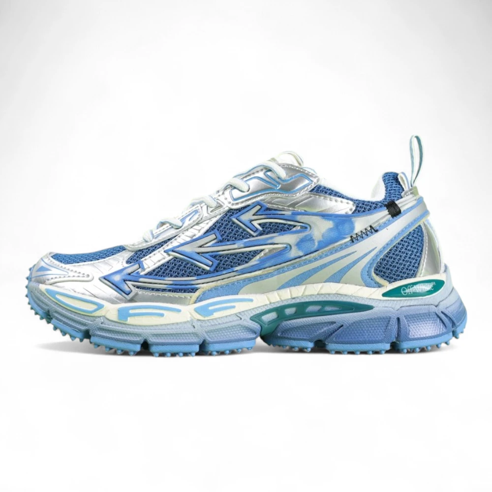 Off White C O Virgil Abloh Be Right Back Silver Blue