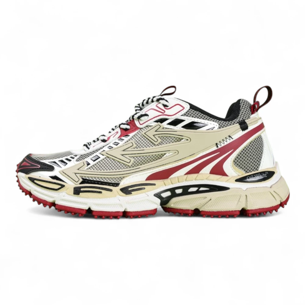 Off White C O Virgil Abloh Be Right Back Khaki Red