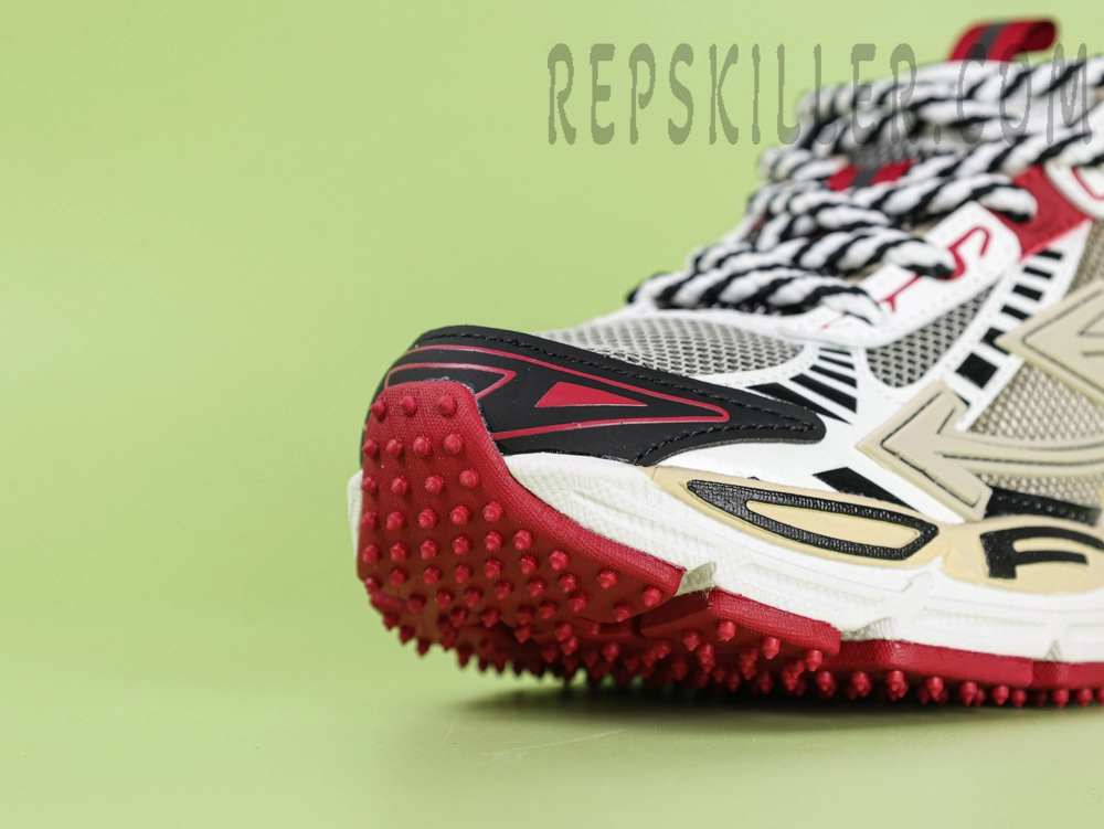 Off White C O Virgil Abloh Be Right Back Khaki Red