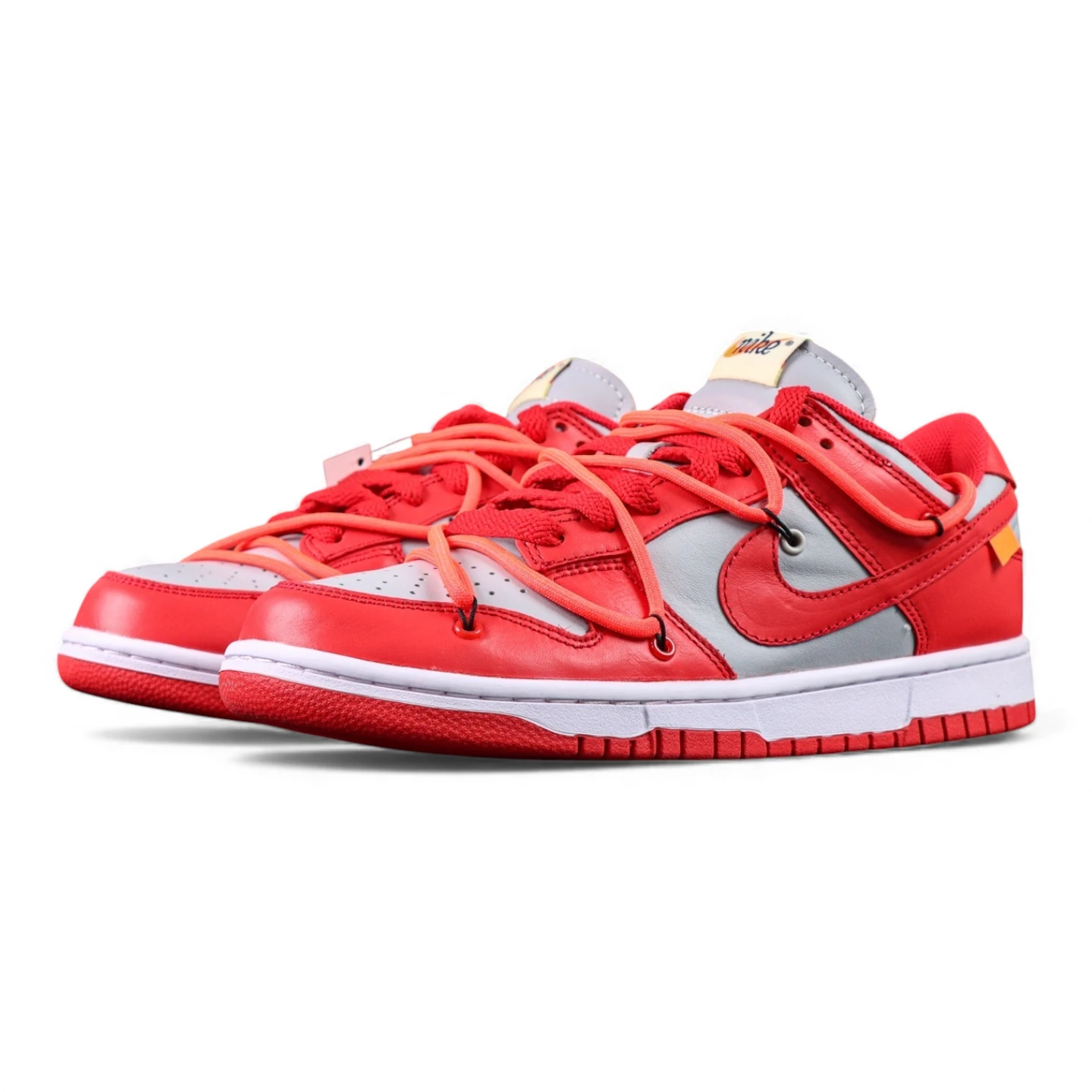 Off White X Dunk Low University Red 2
