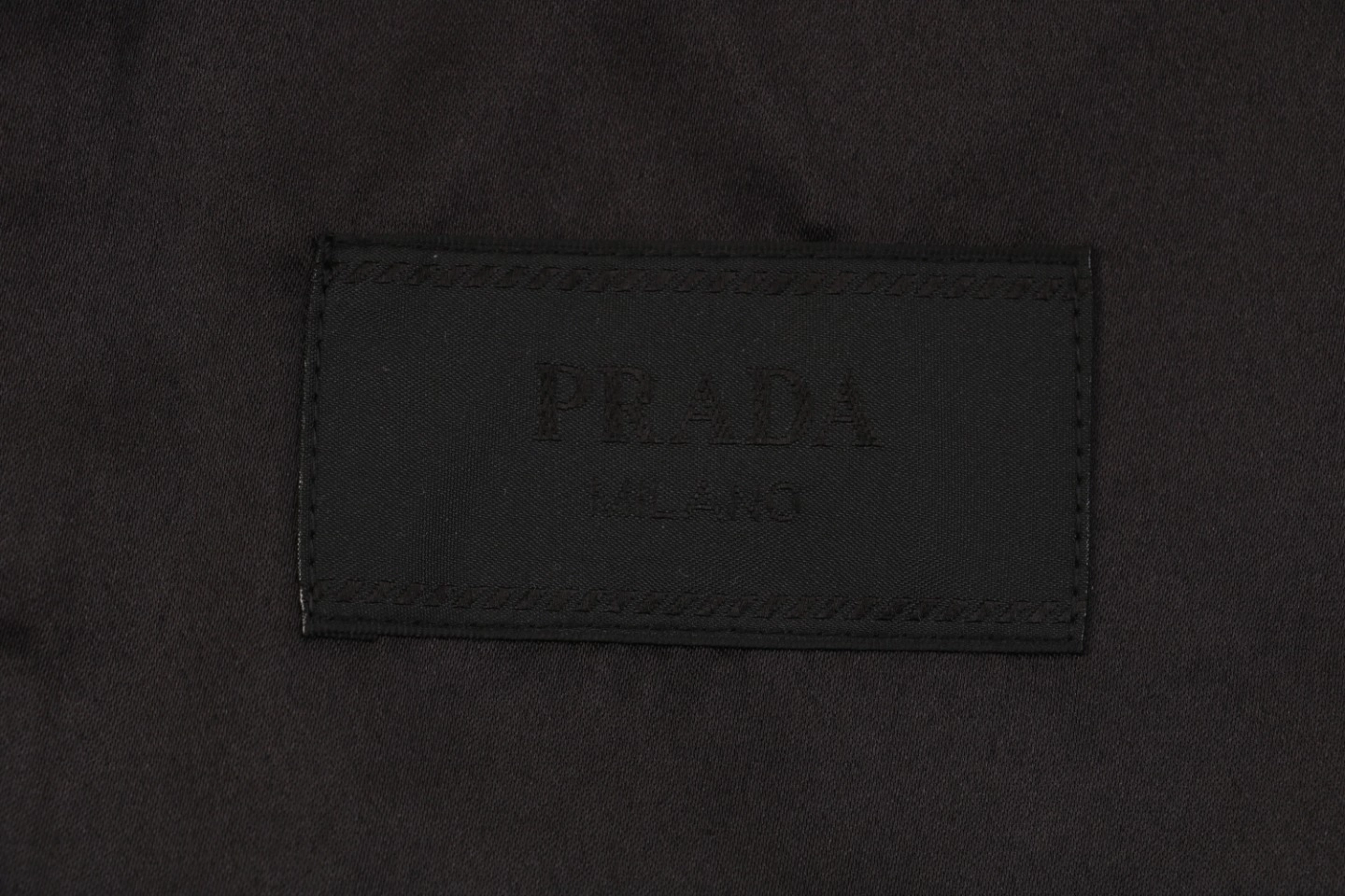 Prada Triangle Logo Patchwork Zip Up Hooded Jacket