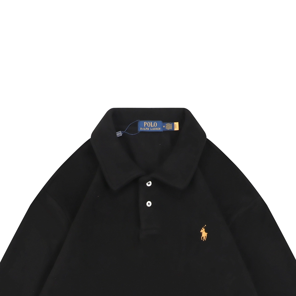 Ralph Lauren Embroidered Pony Double Fleece Polo Shirt