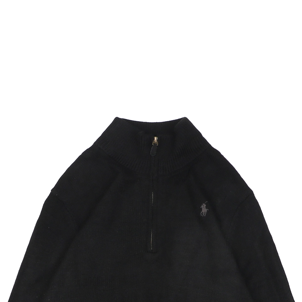 Ralph Lauren Small Pony Quarter Zip Sweater