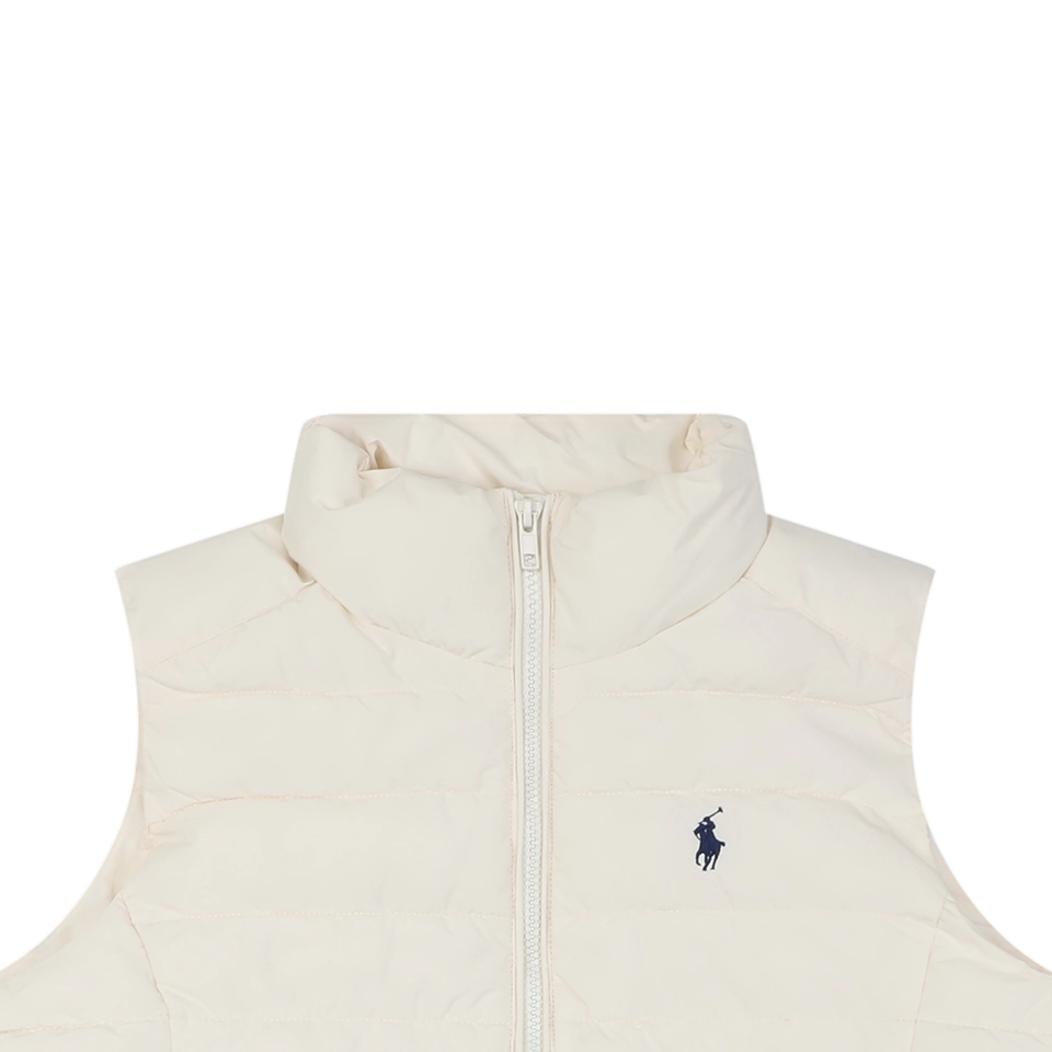 Ralph Lauren Womens Pony Logo Quilted Down Vest