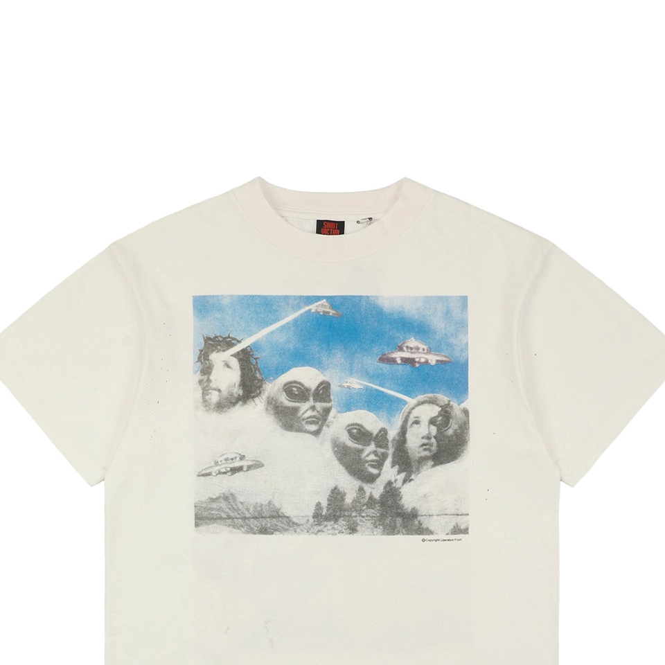 Saint Michael Alien Invasion Crisis T Shirt