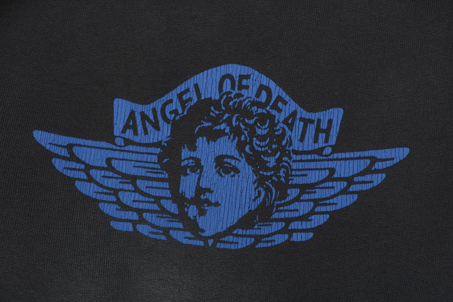 Saint Michael Angel Rebirth Vintage Distressed Print Sweatpants