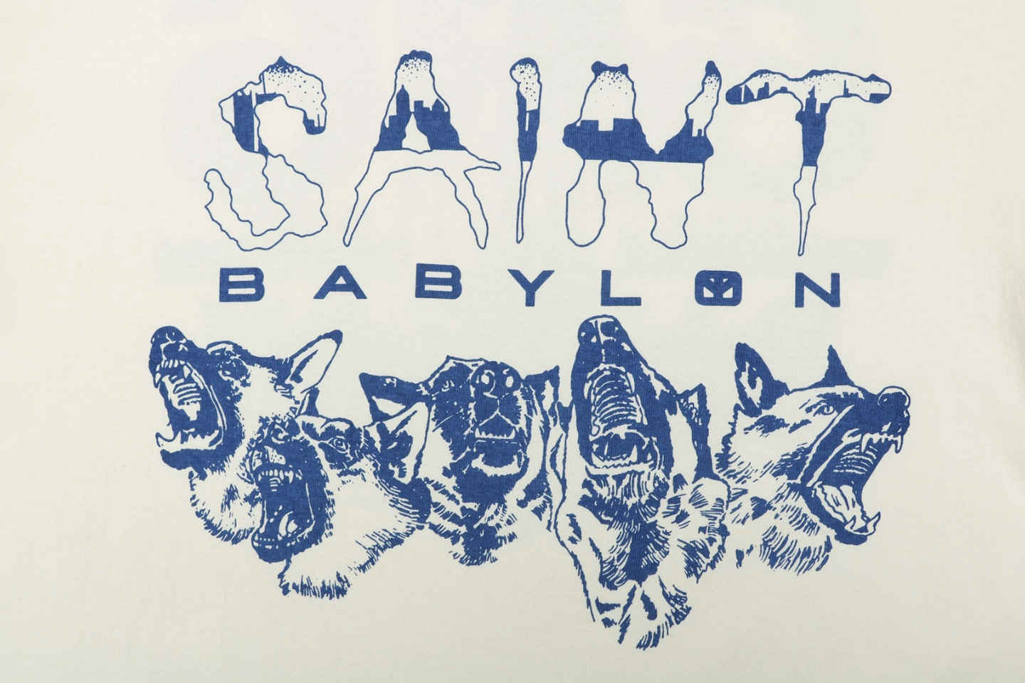 Saint Michael Babylon Wolves Vintage T Shirt
