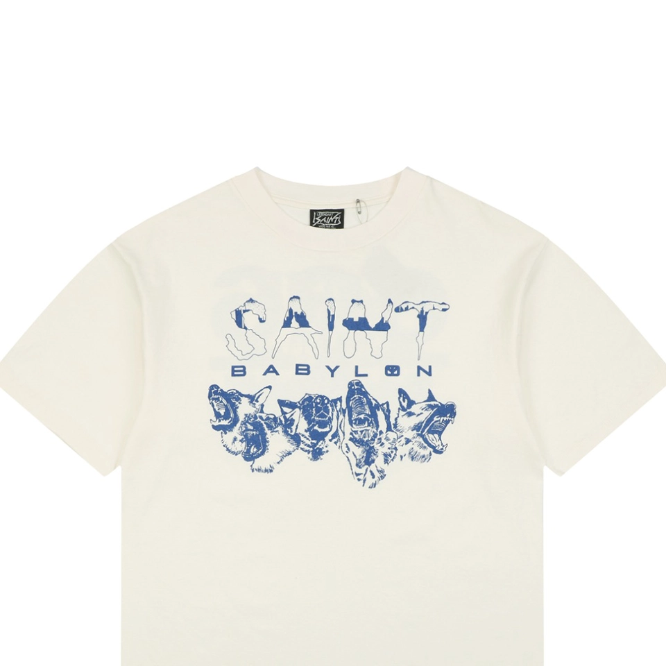 Saint Michael Babylon Wolves Vintage T Shirt