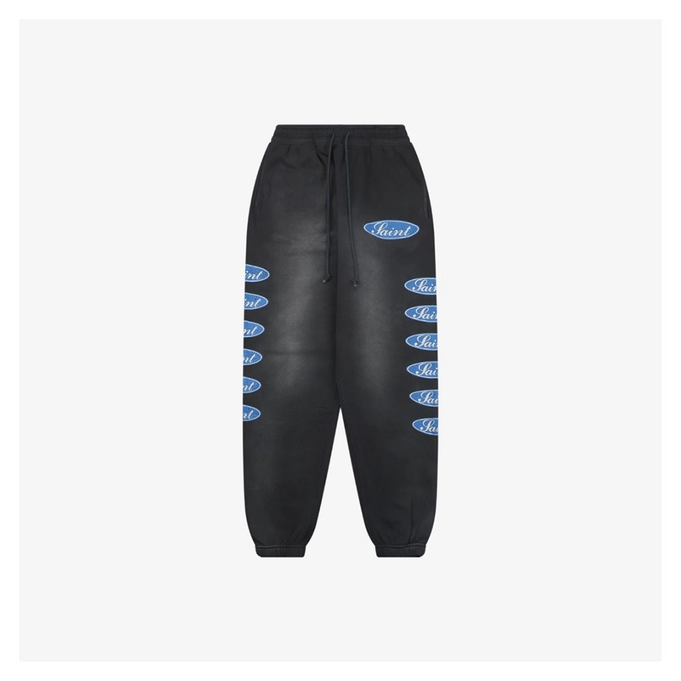 Saint-Michael-Blue-Logo-Repeated-Graphic-Sweatpants6.jpeg.webp Saint Michael Blue Logo Repeated Graphic Sweatpants