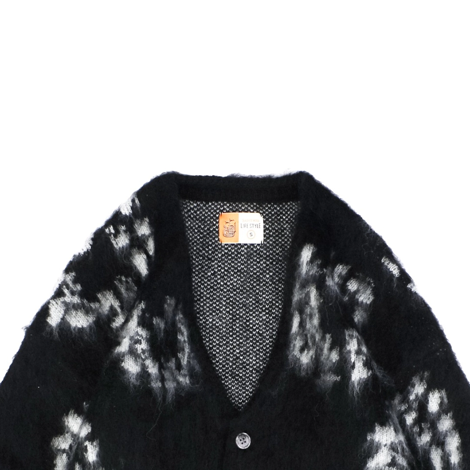 Saint Michael Cotton Pattern Cardigan Sweater