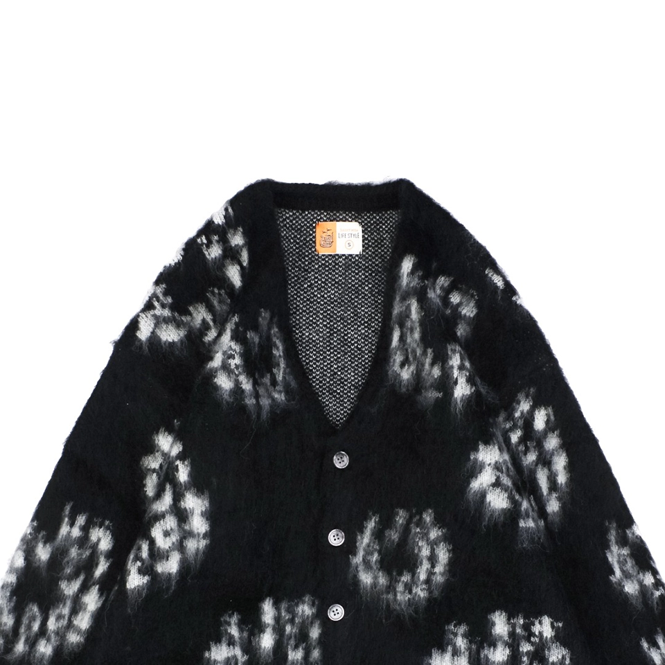 Saint Michael Cotton Pattern Cardigan Sweater