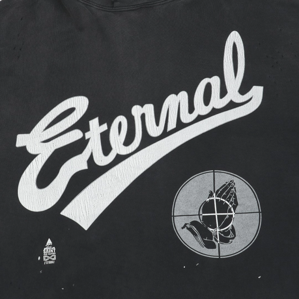 Saint Michael Crosshair Prayer Graphic Hoodie