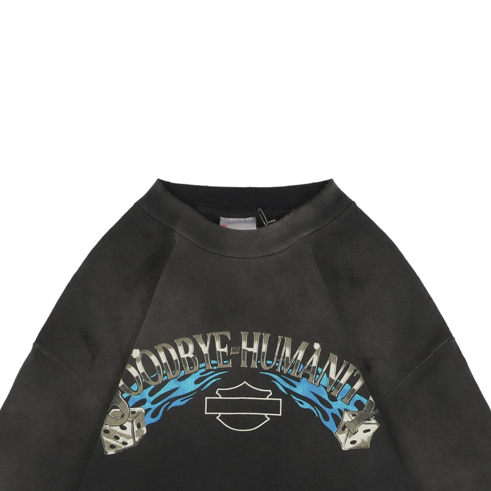 Saint Michael Dice Letter Print Shirt