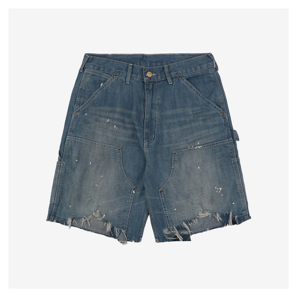 Saint-Michael-Distressed-Paint-Splattered-Carpenter-Denim-Shorts3.jpeg.webp Saint Michael Distressed Paint Splattered Carpenter Denim Shorts