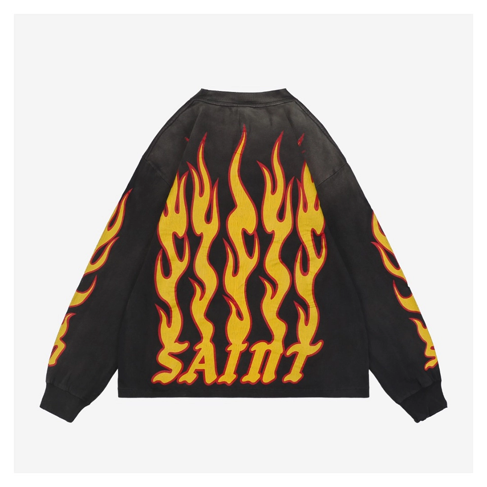 Saint-Michael-Flame-Large-Letter-Print-Long-Sleeve-Shirt1.jpeg.webp Saint Michael Flame Large Letter Print Shirt