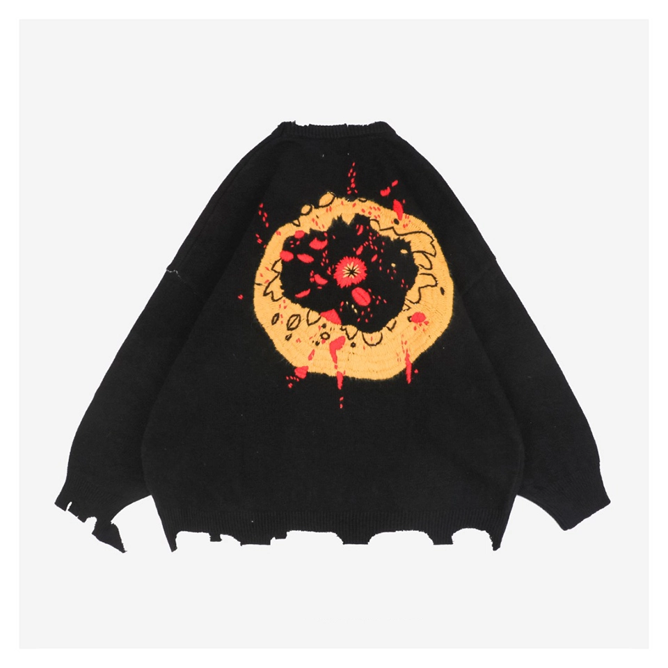 Saint-Michael-Four-Eyed-Smiley-Hand-Embroidered-Crewneck-Sweater4.jpeg.webp Saint Michael Four Eyed Smiley Hand Embroidered Crewneck Sweater