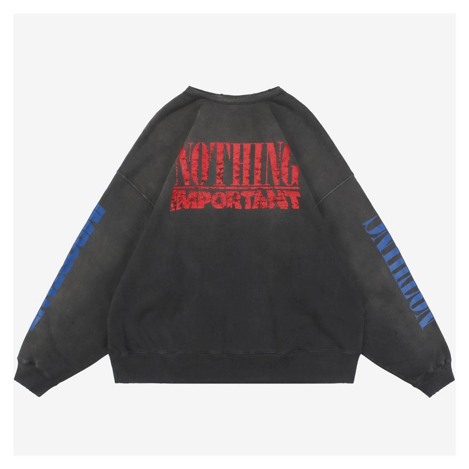 Saint Michael Holy Infant Tadpole Print Crewneck Sweatshirt