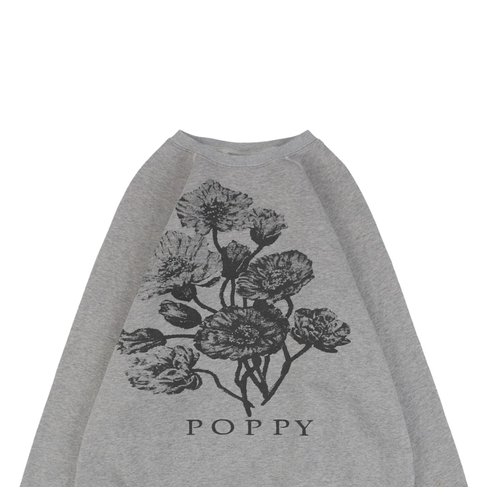 Saint-Michael-Poppy-Floral-Distressed-Print-Crewneck-Sweatshirt3.jpeg.webp Saint Michael Poppy Floral Distressed Print Crewneck Sweatshirt