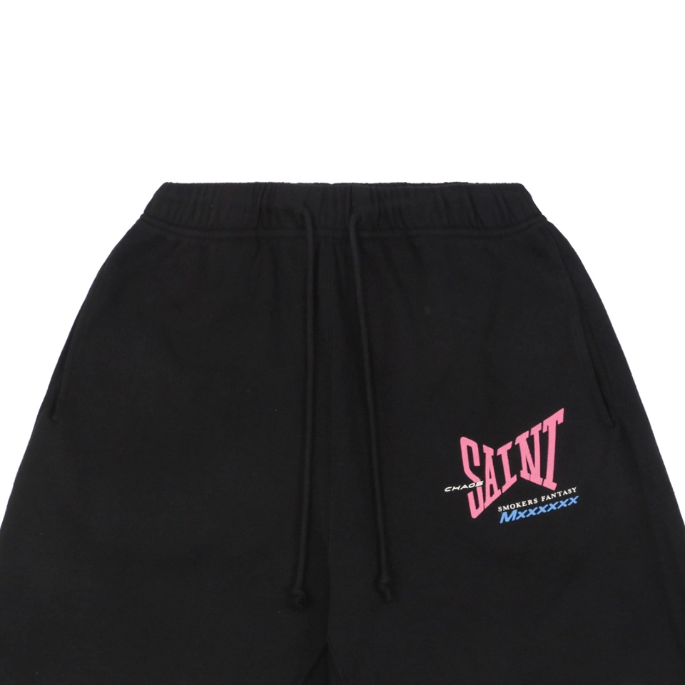 Saint Michael Ribon Saint Graphic Shorts