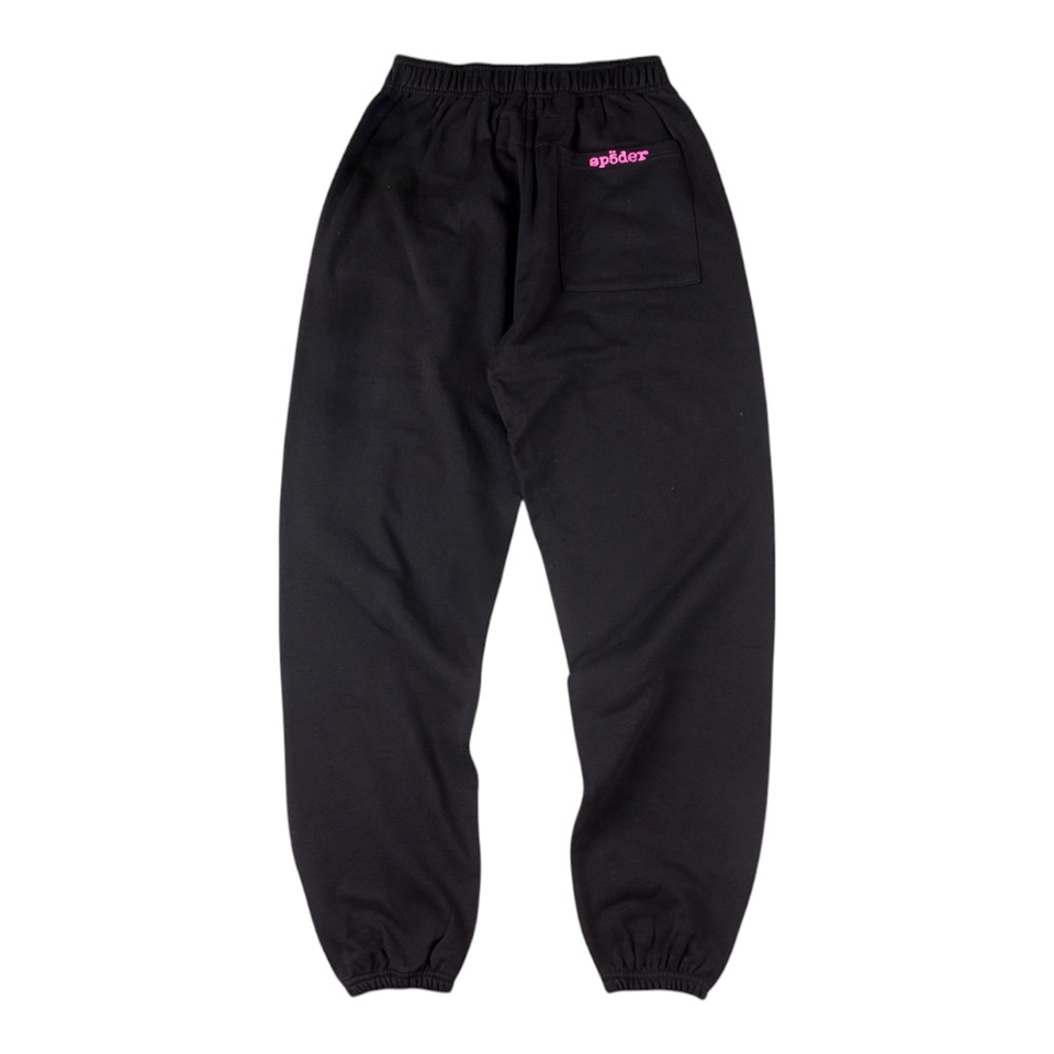 Sp5Der 555 Arachnophobia Black Sweatpants