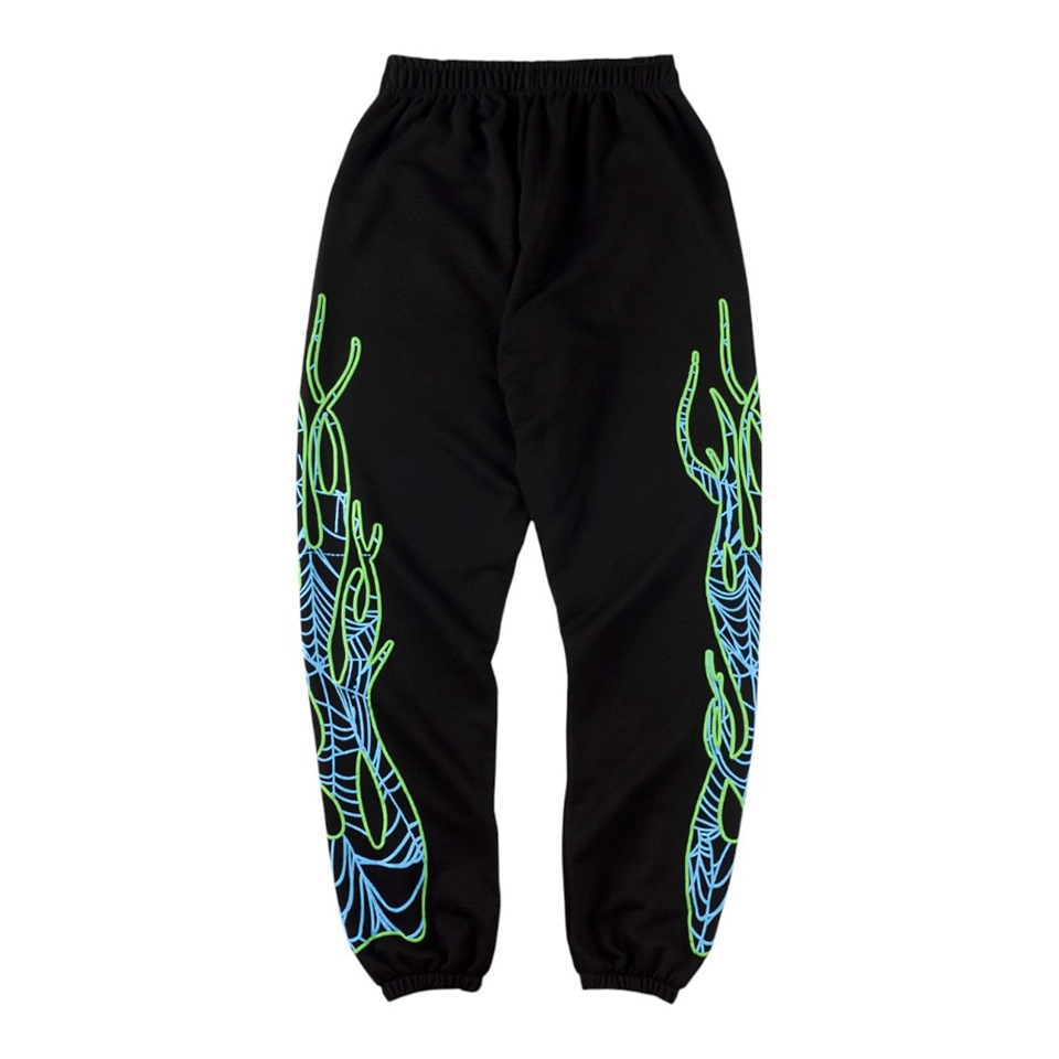 Sp5der-555-Web-Flame-Graphic-Sweatpants1.webp Sp5Der 555 Web Flame Graphic Sweatpants