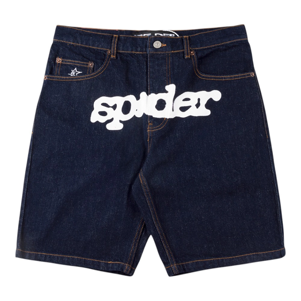 Sp5Der 555555 Denim Unisex Casual Shorts
