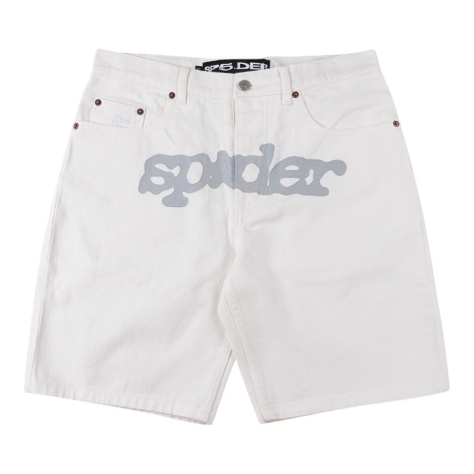 Sp5Der 555555 Denim Unisex Casual Shorts