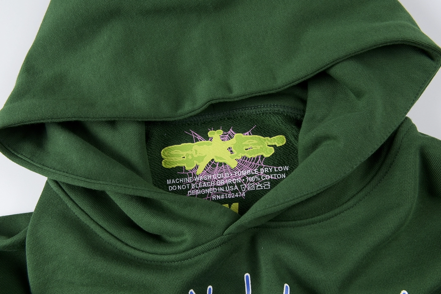 Sp5Der 555555 Hunter Web Hoodie
